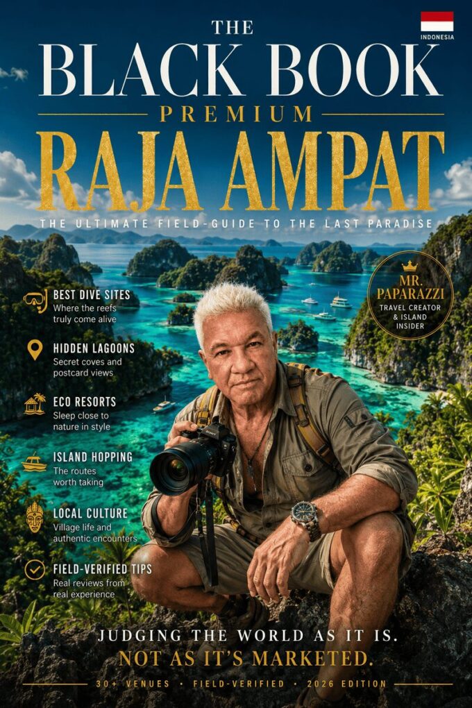 poster The Black Book Premium — Raja Ampat