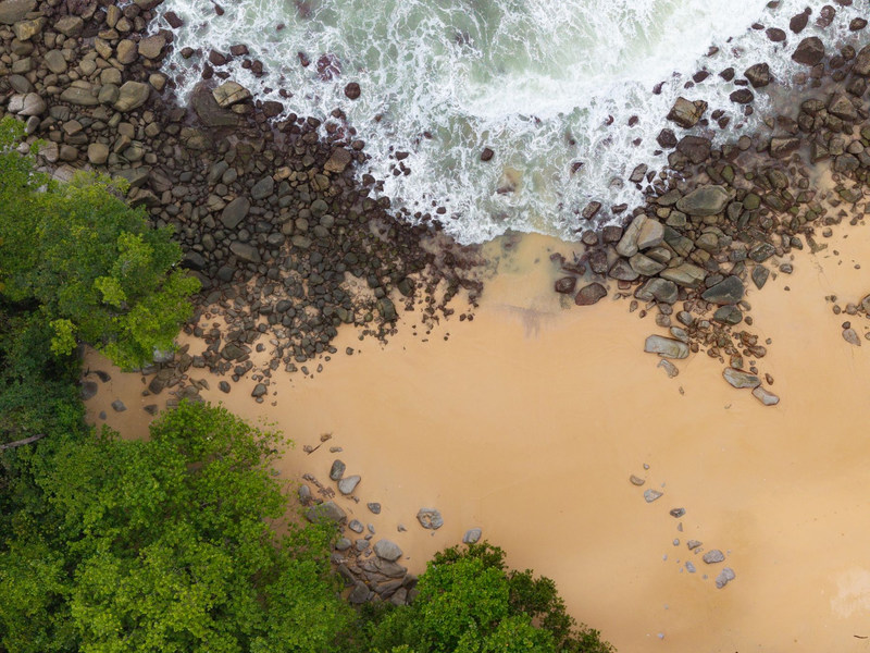 Phuket tropical aerial coast