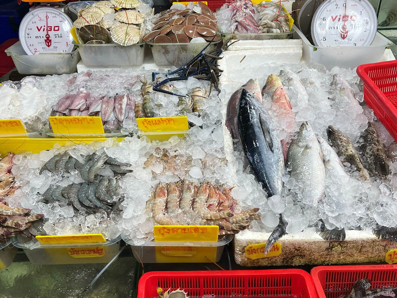 Phuket local fresh seafood market
