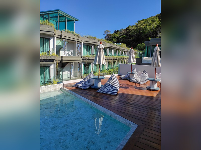 Luxury resort pool