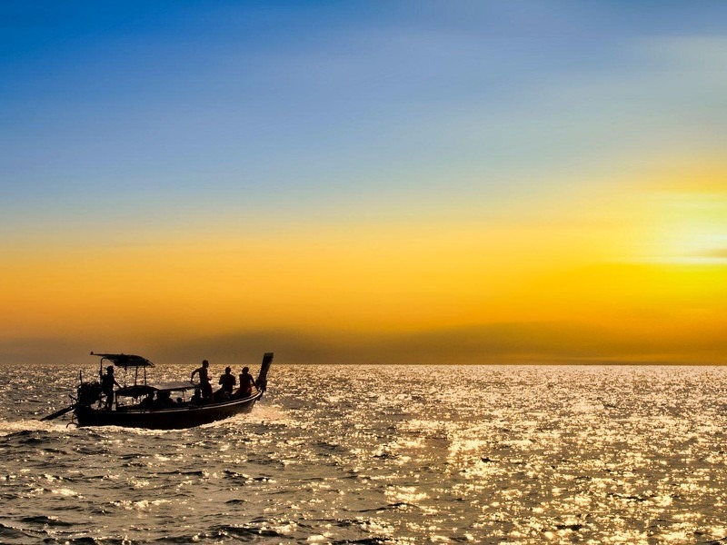 Summary trip planning sunset boat