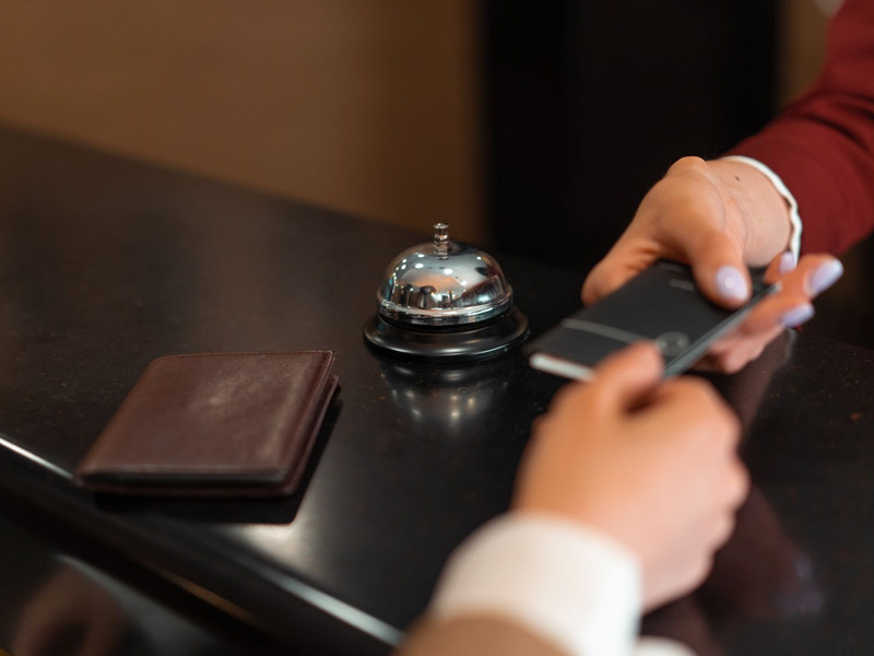 Hotel booking checkin guest card