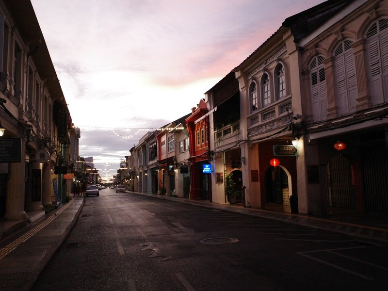 Phuket old town nightlife